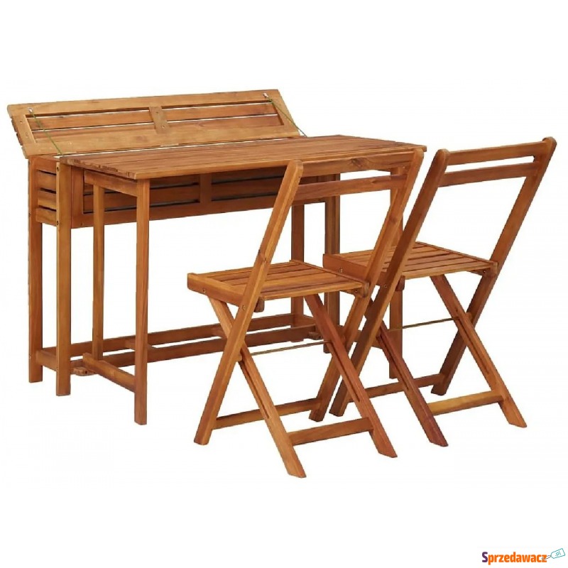 Zestaw drewnianych mebli ogrodowych - Folda - Stoły, ławy, stoliki - Ciechanów
