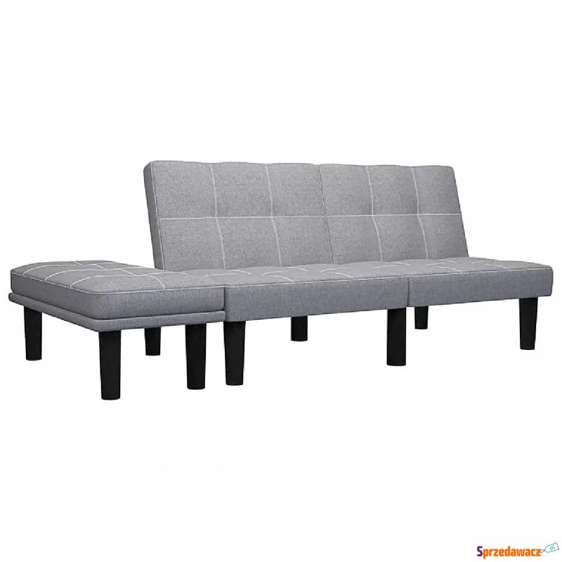 Sofa rozkładana Mirja - jasnoszara - Sofy, fotele, komplety... - Otwock