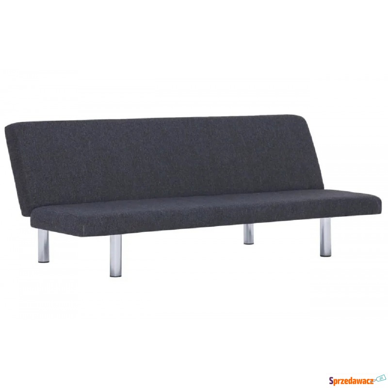 Tapicerowana sofa Melwin 2X – ciemnoszara - Sofy, fotele, komplety... - Suwałki