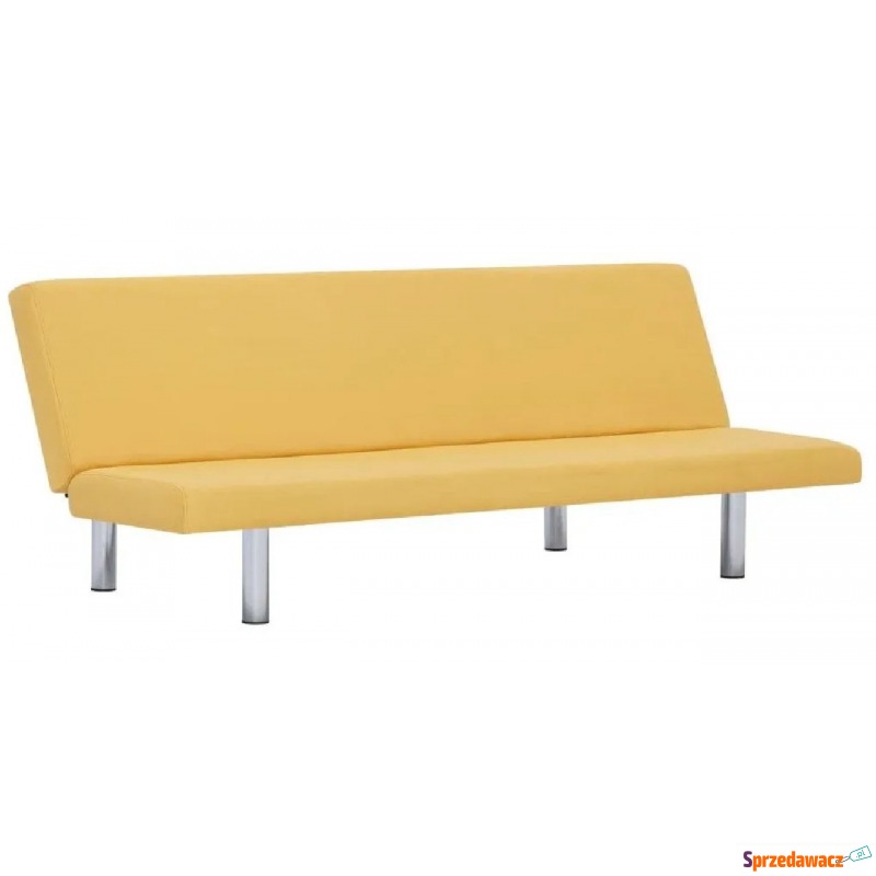 Sofa tapicerowana Melwin 2X – żółta - Sofy, fotele, komplety... - Dębica
