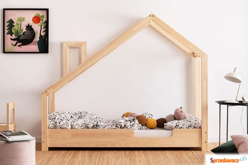 Drewniane łóżko dziecięce domek Lumo 4X - 23... - Meble dla dzieci - Siedlce