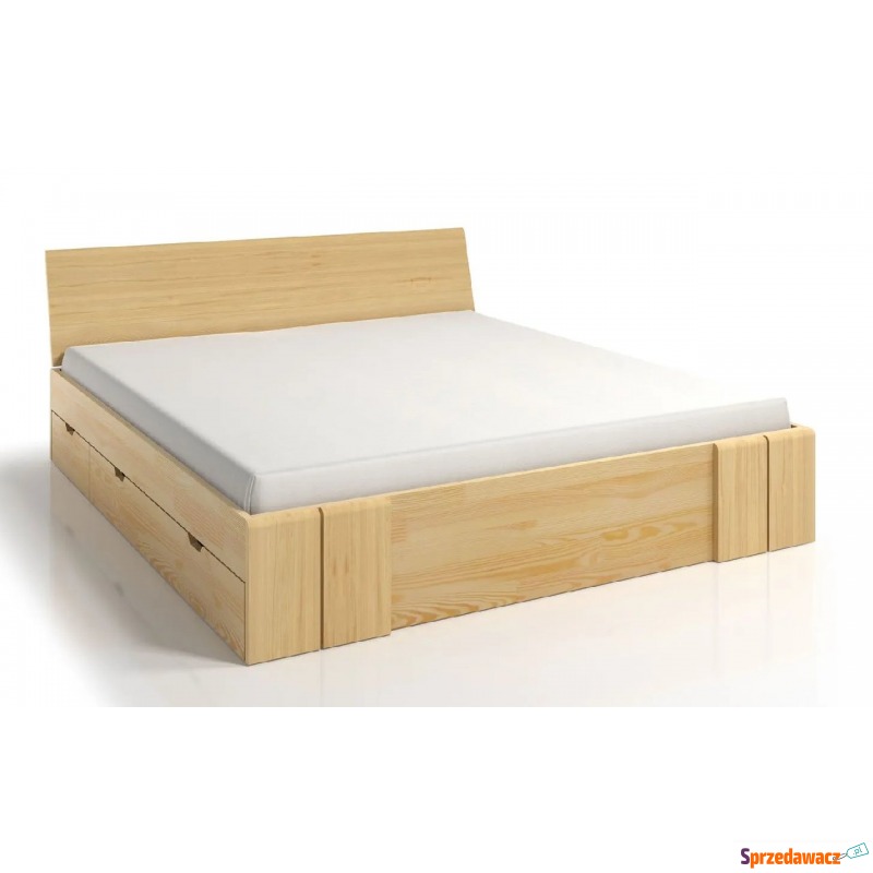 Drewniane łóżko z szufladami Verlos 6X - 5 ro... - Łóżka - Katowice