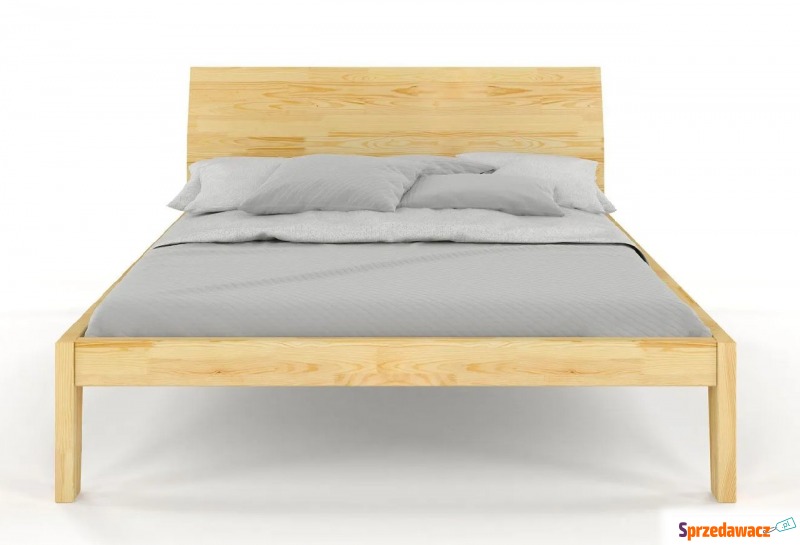 Drewniane łóżko skandynawskie Iguana 2X - 4 kolory - Łóżka - Gdańsk