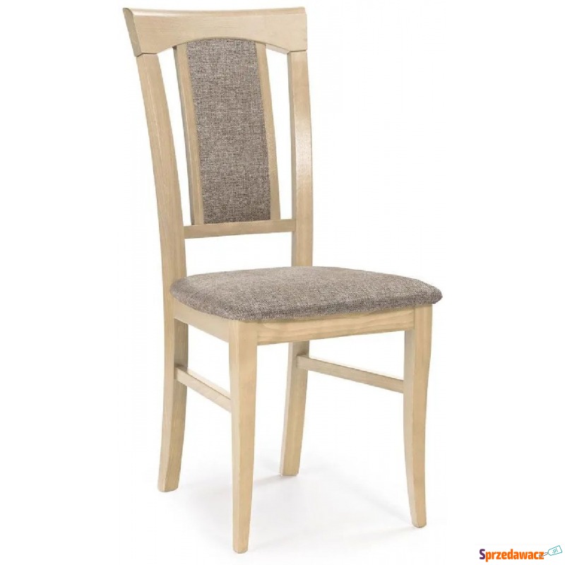 Krzesło drewniane Rumer - dąb sonoma - Krzesła do salonu i jadalni - Katowice