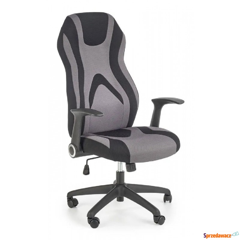 Fotel gabinetowy Kenny - popiel + czarny - Krzesła biurowe - Biała Podlaska