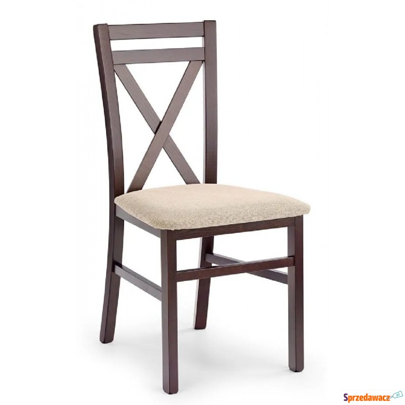 Krzesło drewniane Vegas - ciemny orzech - Krzesła do salonu i jadalni - Elbląg