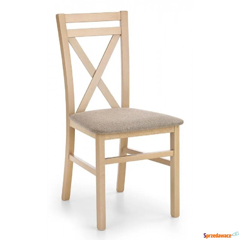 Krzesło drewniane Vegas - dąb sonoma - Krzesła do salonu i jadalni - Domaszowice