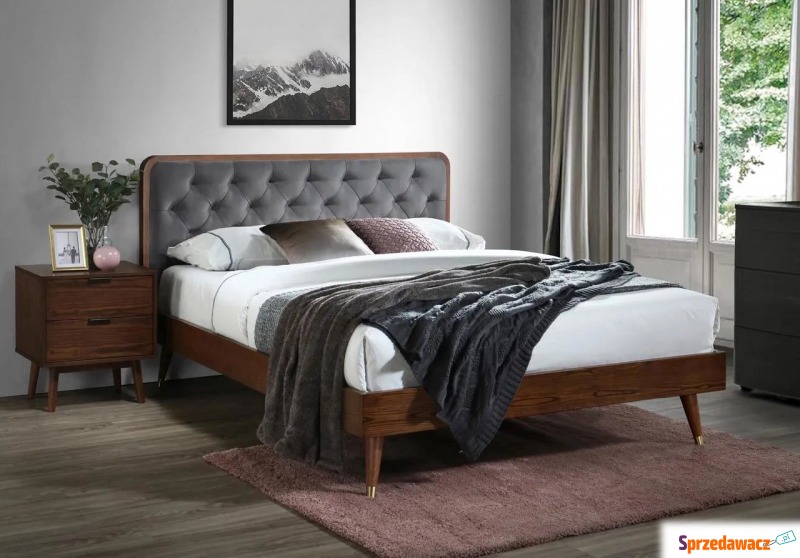 Podwójne łóżko w stylu retro Salvator - Łóżka - Suwałki