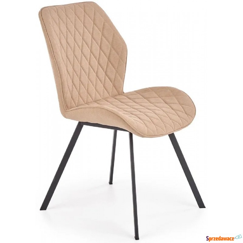 Tapicerowane krzesło Monaco - beżowe - Krzesła do salonu i jadalni - Piotrków Trybunalski