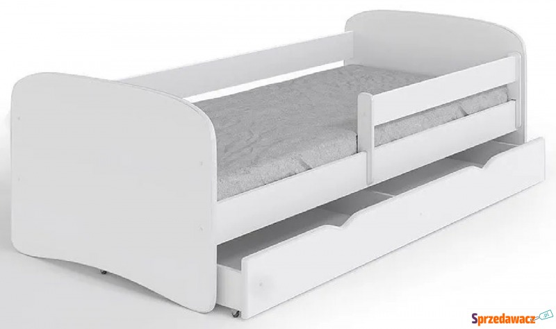 Łóżko dla dziecka z barierką Happy 2X 80x160 -... - Łóżka - Mikołów