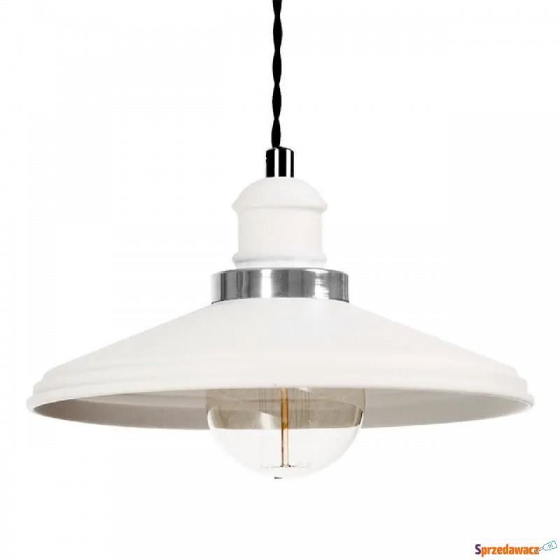Lampa wisząca w stylu loftowym E448-Gipso - biały - Lampy wiszące, żyrandole - Zaścianki
