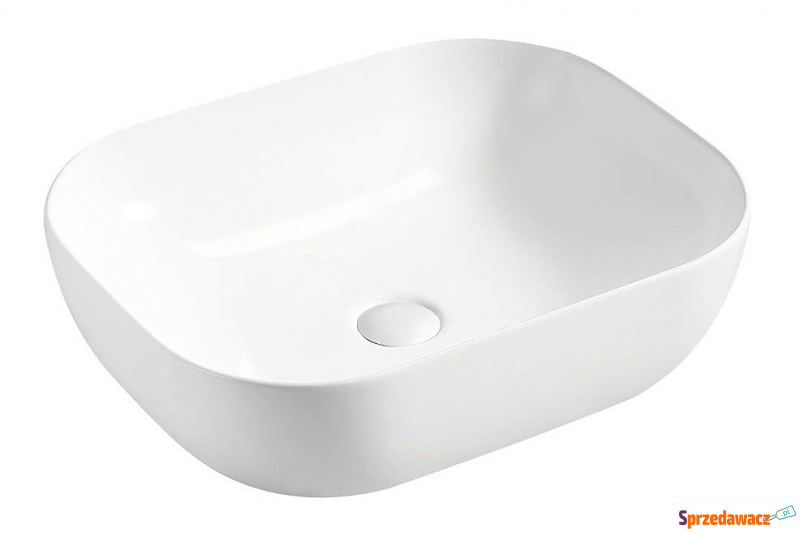 Biała umywalka nablatowa ceramiczna - Pavona 2X - Umywalki - Kędzierzyn-Koźle