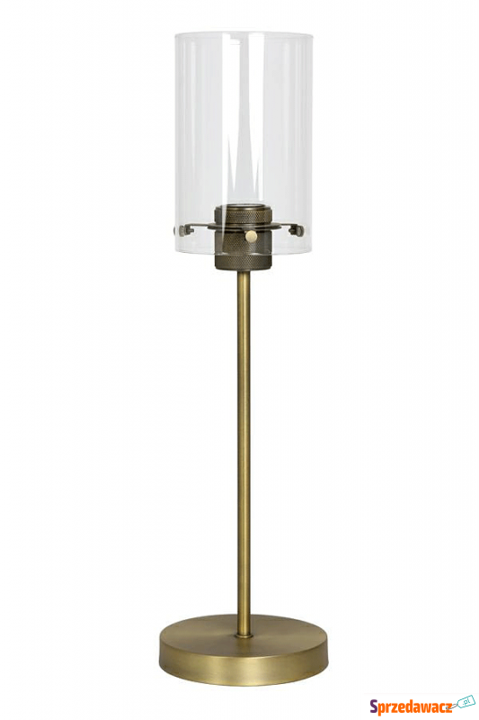 Szklana lampa stołowa Villo - złota - Lampy stołowe - Skierniewice