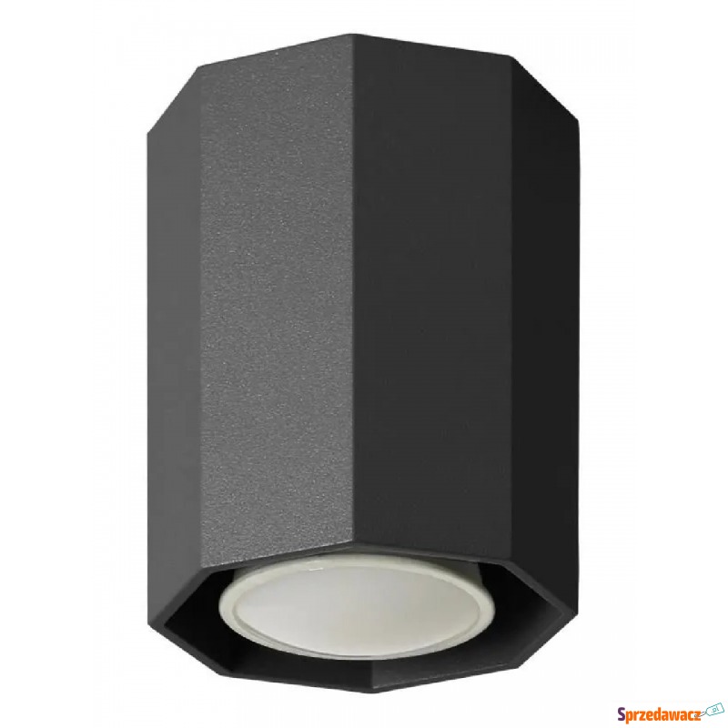 Halogenowa lampa sufitowa E549-Okti - czarny - Lampy wiszące, żyrandole - Busko-Zdrój