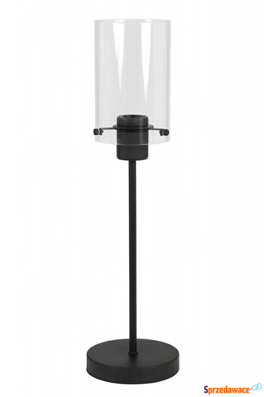 Szklana lampa stołowa Villo - czarna - Lampy stołowe - Orzesze