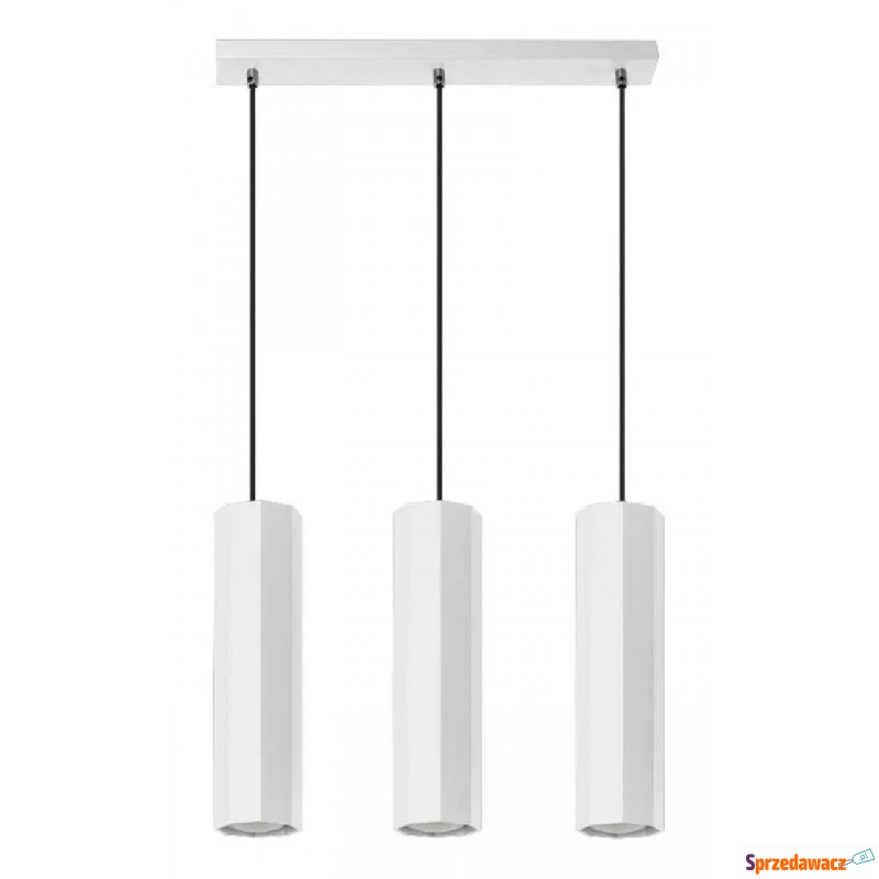 Lampa wisząca minimalistyczna E618-Astrax - biały - Lampy wiszące, żyrandole - Opole