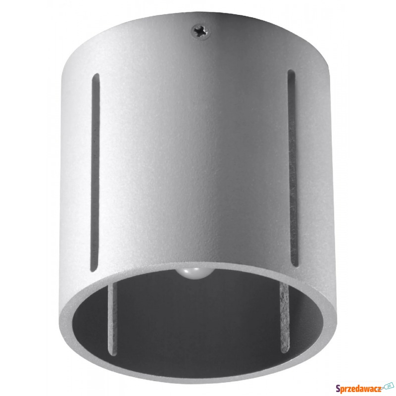 Minimalistyczny plafon walec LED E803-Iner - szary - Plafony - Kętrzyn