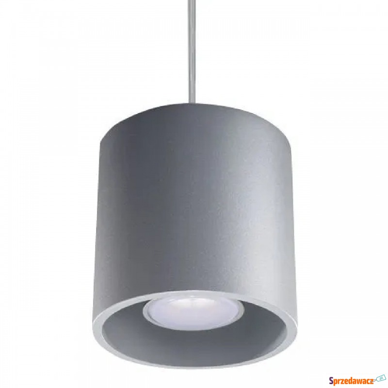 Nowoczesna lampa wisząca E815-Orbil - szary - Lampy wiszące, żyrandole - Piekary Śląskie