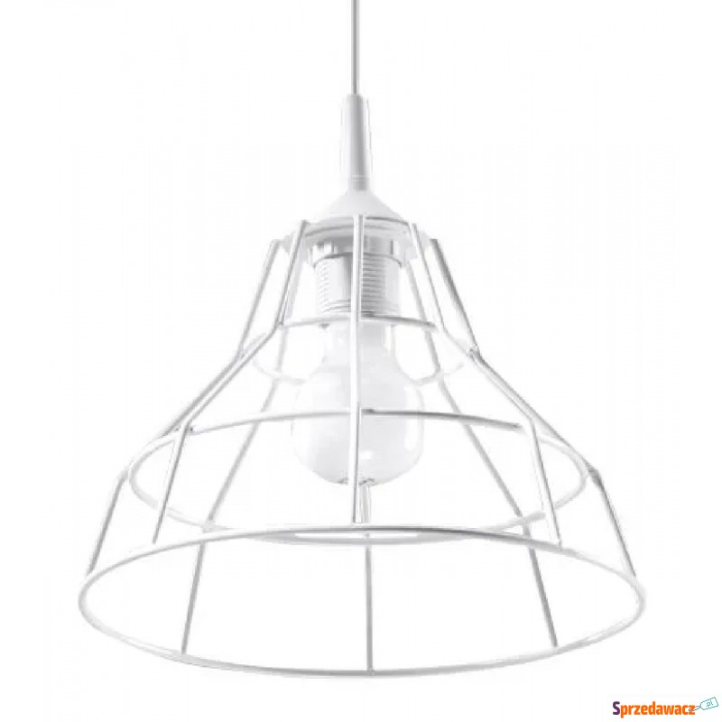 Industrialna lampa wisząca E821-Anato - biały - Lampy wiszące, żyrandole - Kalisz