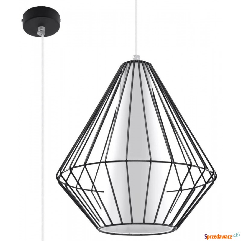 Industrialna lampa wisząca druciana E843-Demo... - Lampy wiszące, żyrandole - Przasnysz