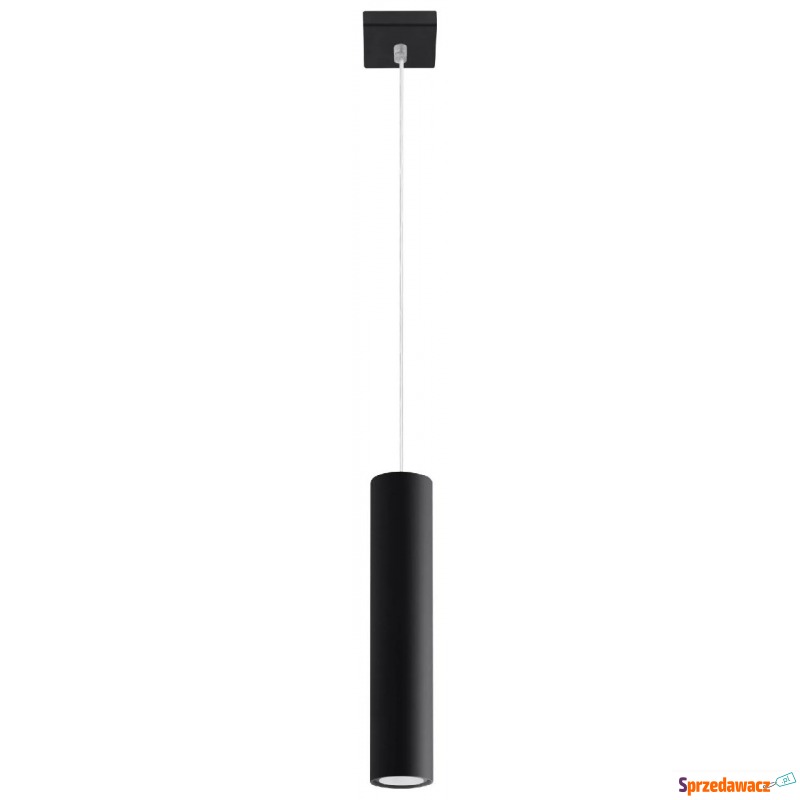 Minimalistyczna lampa wisząca E849-Lagor - czarny - Lampy wiszące, żyrandole - Legionowo