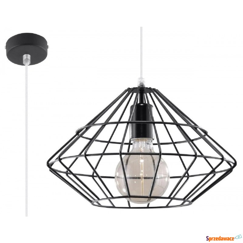 Designerska lampa wisząca E841-Umberta - czarny - Lampy wiszące, żyrandole - Kłodzko
