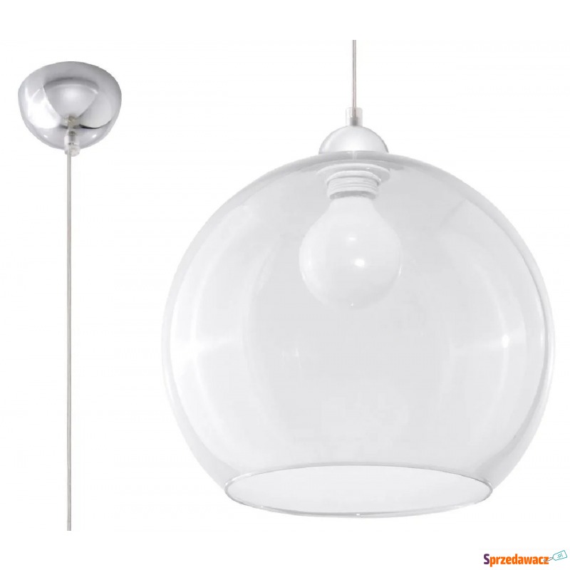 Loftowa lampa wisząca kula E830-Bals - transparentny - Lampy wiszące, żyrandole - Bartoszyce