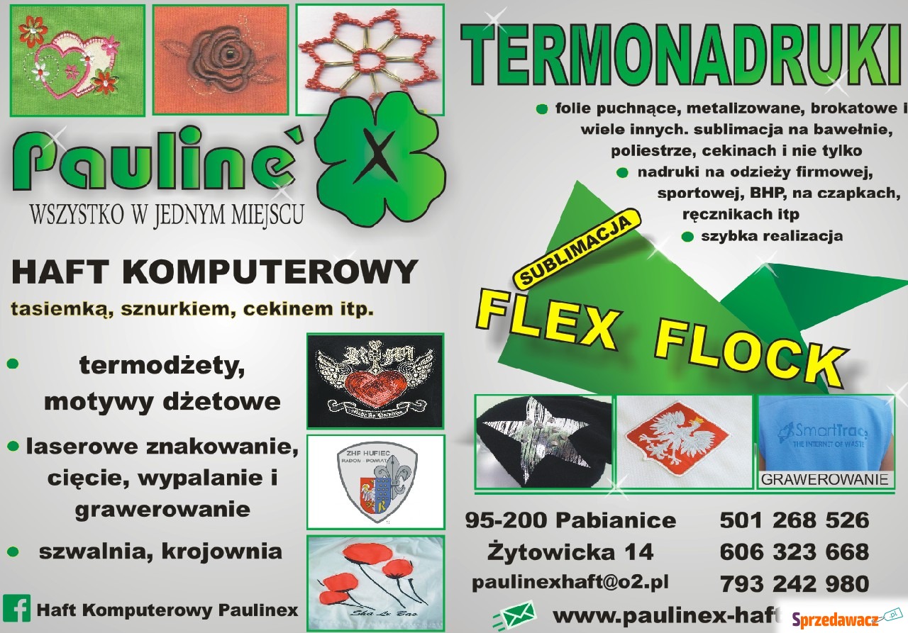 Haft reklamowy, haft maszynowy,...