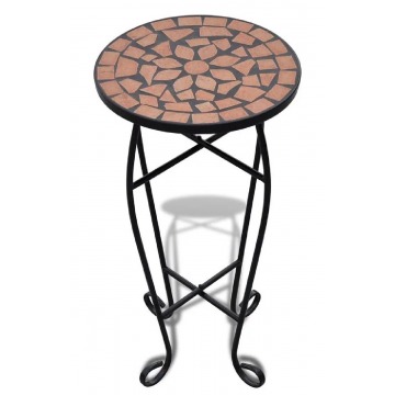 Terakotowy stolik z mozaikowym blatem - Cadix