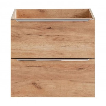 Podwieszana szafka łazienkowa pod umywalkę z szufladami - Malta 3X Dąb 60 cm