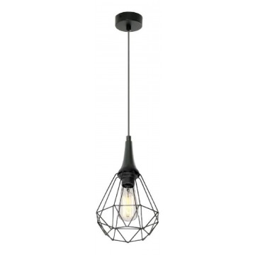 Czarna lampa wisząca loftowa - EX75-Loftis