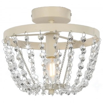 Biała kryształowa lampa sufitowa - EX167-Sonia