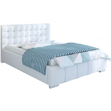 Tapicerowane łóżko ze schowkiem 180x200 Elber 3X - 48 kolorów