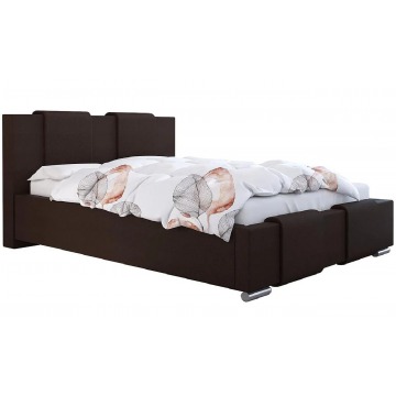 Jednoosobowe łóżko z pojemnikiem 90x200 Lamar 3X - 48 kolorów