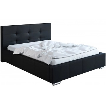 Tapicerowane łóżko dwuosobowe 200x200 Keren 3X - 48 kolorów
