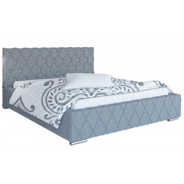 Podwójne łóżko ze schowkiem 140x200 Loban 2X - 48 kolorów