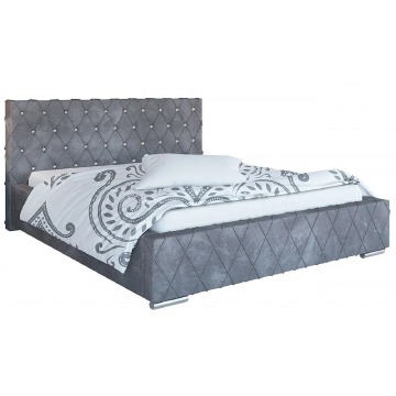 Pojedyncze łóżko tapicerowane 90x200 Loban 3X - 48 kolorów
