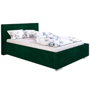 Tapicerowane łóżko z zagłówkiem 120x200 Eger 2X - 48 kolorów