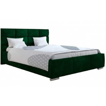 Tapicerowane łóżko z pojemnikiem 140x200 Campino 3X - 48 kolorów