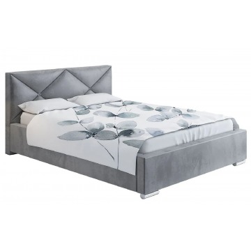 Małżeńskie łóżko ze schowkiem 200x200 Lenomi 3X - 48 kolorów