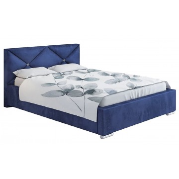 Tapicerowane łóżko jednoosobowe 120x200 Lenomi 3X - 48 kolorów