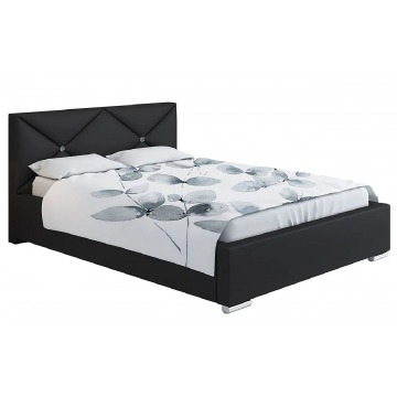 Podwójne łóżko tapicerowane 180x200 Lenomi 3X - 48 kolorów