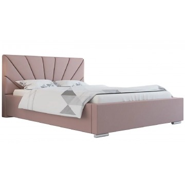 Dwuosobowe łóżko z zagłówkiem 160x200 Rayon 3X - 48 kolorów