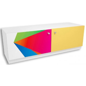 Komoda dla dziecka z kolorową grafiką Elif 7X - 5 kolorów