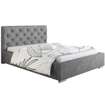 Podwójne łóżko ze schowkiem 160x200 Loran 3X - 48 kolorów
