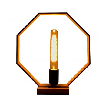Drewniana lampka stołowa LED - EX379-Derpal
