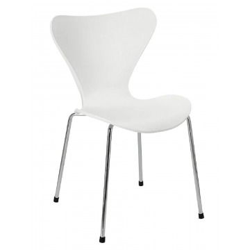 Minimalistyczne krzesło białe - Fimi