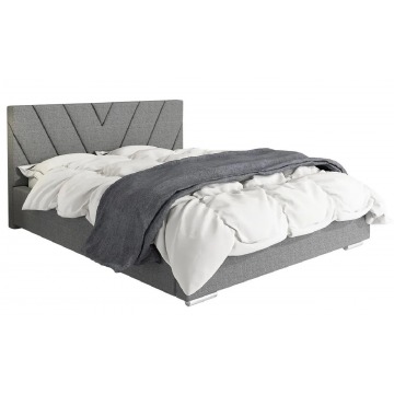 Podwójne łóżko z zagłówkiem 160x200 Orina 3X - 48 kolorów