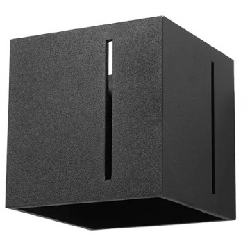 Czarny minimalistyczny kinkiet kostka - EX525-Pixan