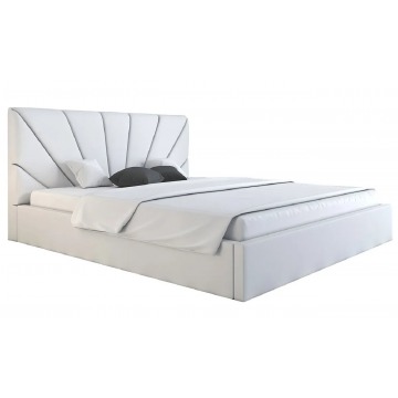Tapicerowane łóżko z pojemnikiem 180x200 Senti 2X - 48 kolorów